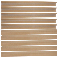 24Pcs Impact Resistant Paper Corner Protectors L-Shaped Packaging Edge Protectors for Furniture Cabinets Cargo Loads Shipping