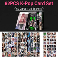 92Pcs BABY MONSTER LOMO Card Set WE GO UP Themed Photocard Combo 7 Members Individual Design Kpop BABY Fans MIni Cards Gifts