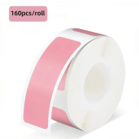 12*40mm Portable Waterproof Self-Adhesive Colorful Label Stickers Thermal Paper Printable for Various Applications