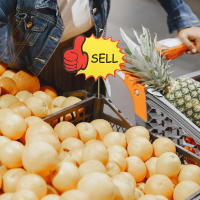 Supermarket Label Sticker Price Tags 80 Sheets Explosion Style for Retail Store Sale Accessories Price Stickers for Small