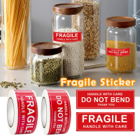 150pcs Roll Fragile Label Stickers Handle With Care Warning Signs Thank You Tags Strong Adhesion Clear Print For Shipping