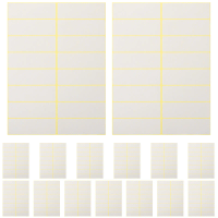 15 Sheets White Price Stickers Small Size Easy Peel Adhesive Labels for Pricing Tags Retail Business Home Office Organization