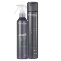 Acquaflora Light Spray Hidratante 240ml E Shampoo Sem Sal 300ml