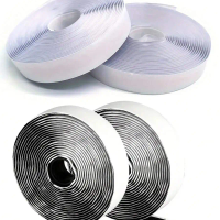 10/5/2m Adhesive Hook And Loop Strips, Double Roll Heavy Duty Self-Adhesive Tape With Backing, Nylon Self-Adhesive Tape, Suitable For Home, Office, School And DIY Crafts