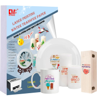 Water transfer printable Laser Clear Transparent Water Slide Decal Paper Image Water Transfer Film Paper For Mug Glass Pencil