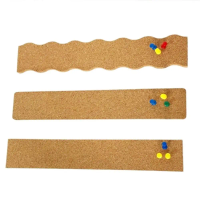 Cork Material Self Adhesive Cork Board Frameless Removable Pushpin Cork Board Self Adhesive Cork Wall Tiles Photos Wall Decor