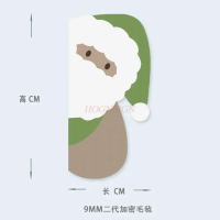 1pcs Santa Claus felt wall stickers classroom cultural wall decoration Christmas themed decoration photo wall