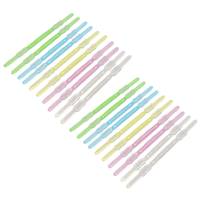 20Pcs Bookbinding Clips Premium Plastic Stationery Clips for School Office Loose-Leaf Binder Clip Ergonomic Design Strong