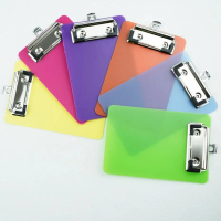 Portable Multi-Function Clipboard Organizer: Hangable Mini Plastic Note Holder for Home Office School