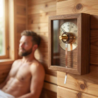 Metal Sauna Thermometer Replacement High Accuracy Easy to Install for Spa Steam Room Temperature Monitoring