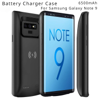6500mAh Battery Charger Case for Samsung Galaxy Note 9 Wireless Charging Power Bank Cover Spare Battery Case