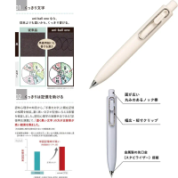 Pencil UMNSP05.46 Gel Bint Pen Uni-Ball One P 0.5 Yogurt