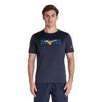 Camiseta de Treino Mizuno Energy Stamp III Masculina P Azul