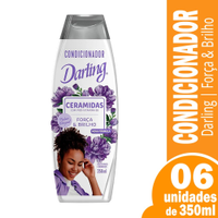 Condicionador Darling Ceramidas 350ml Embalagem com 6 Unidades