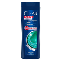 Shampoo Anticaspa Clear Limpeza Diaria, Men, 200ml