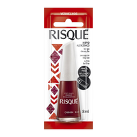 Esmalte Risqué Cremoso Carmim Blister 8ml