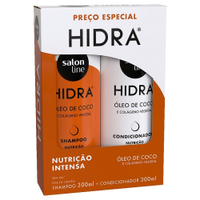 Kit com Shampoo + Condicionador Salon Line Hidra Óleo de Coco 300ml