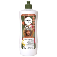 Creme Ativador De Cachos Salon Line SOS Azeite De Oliva 1 Litro