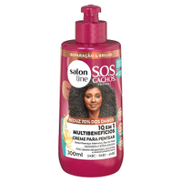Creme para Pentear Salon Line SOS + Poderosos Cacheados e Crespos 300ml
