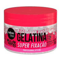 Gelatina Capilar Salon Line To de Cacho Super Fixação 300g