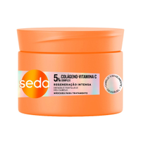 Creme de Tratamento Seda Colágeno, Vitamina C, 300g