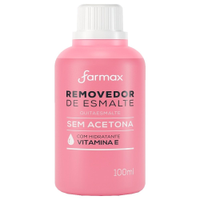 Removedor de Esmalte Farmax sem Acetona 100ml - Embalagem com 12 Unidades