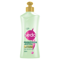 Creme para Pentear Seda Prebióticos + Biotina 300ml