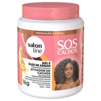 Ativador de Cachos SOS Cachos Mel e Óleo de Argan 1Kg