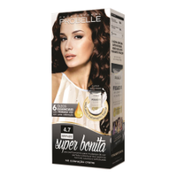 Tintura Probelle Super Bonita 4.7 Castanho Médio/Marrom Intenso 50ml