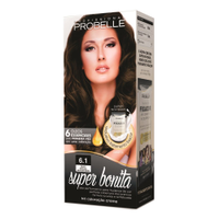 Tintura Probelle Super Bonita 6.1 Louro Escuro Acinzantado 50ml