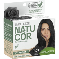 Tintura Natucor em Pó Pequena 1.01 Preto Carvão