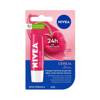 Protetor Labial Nivea Hidratante Cereja Shine 4,8g