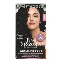 Kit Tintura Beauty Color Creme 1.0 Preto Onix