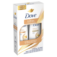 Kit Shampoo 350ml + Condicionador 175ml Dove Explosão de Oleos e Nutrição