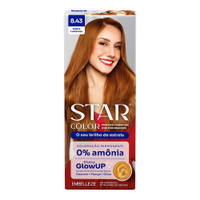 Tintura Starcolor Kit Prático 8.43 Cobre Luminoso sem Amônia