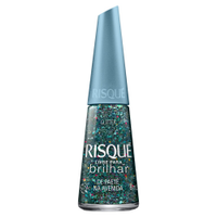 Esmalte Risqué Glitter de Paetê na Avenida Avulso 8ml