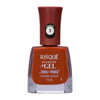 Esmalte Risqué Cremoso Dimond Gel Desfilando em Milão Avulso 9,5ml