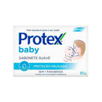 Sabonete Protex Baby Proteção Delicada 85g -Embalagem com 12 Unidades