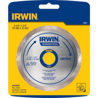 Disco de Corte Irwin Diamantado Contínuo 110mmx20mm