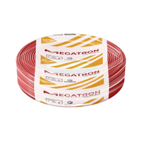 Cabo Flexível Megatron 1,5MMx100M Rolo 750V Vermelho