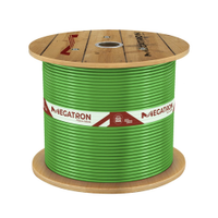 Cabo Flexível Megatron 1,5mm x 1400m Bobina 750V Verde