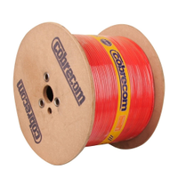 Cabo Cobrecom Antichama Flexível 750V 1.5mmx1400m Bobina Vermelho