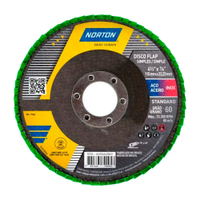 Disco Flap Fibra R244 Norton Standard 4.1/2P 115x22,23mm G60 - Embalagem com 10 Unidades