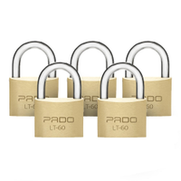 Cadeado Pado LT60 60mm- Caixa com 5 Unidades