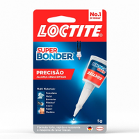 Cola Instantânea Super Bonder Loctite 5g Embalagem com 24 Unidades