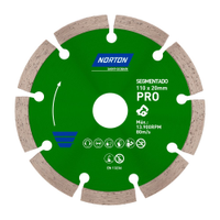 Disco de Corte Norton Diamantado Pro Segmentado 110mmx20mm
