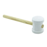 Martelo Borracha Thompson 60mm Branco - Embalagem com 6 Unidades