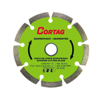 Disco Diamantado Cortag 7P Segmentado 180x25,4mm