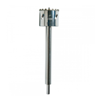 Serra Copo Starrett Diamantada 53mm 2.3/32P com Haste 150mm 6P
