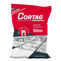 Espaçador Nivelador Cortag Slim 1,5mm - Embalagem com 100 Unidades